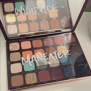 Tarte Maneater Eyeshadow Palette with Gold, Purple, and Brown Shades